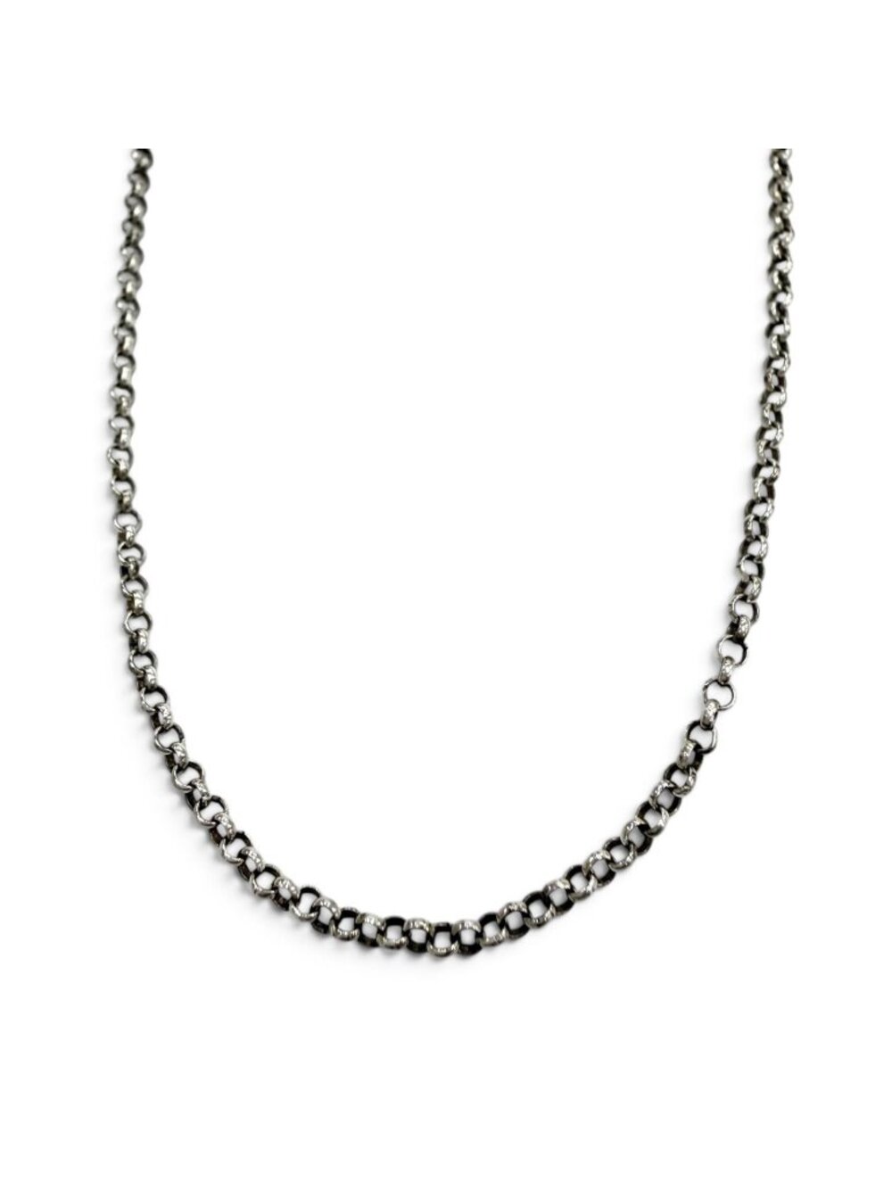 Chrome Hearts Roll Chain 925 Necklace Silver